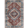 Moroccan Style Print Rug Multicolor Polyester Carpet Anti-Slip Pet Friendly Machine Washable Rug for Family Room Burgundy Clearhalo 'Area Rug' 'Moroccan' 'Rugs' Rug' 2185522