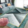 Unique Living Room Rug Multi-Colored Geometric Print Carpet Cotton Blend Anti-Slip Backing Indoor Rug Gray-Green Clearhalo 'Area Rug' 'Rug' 2209094
