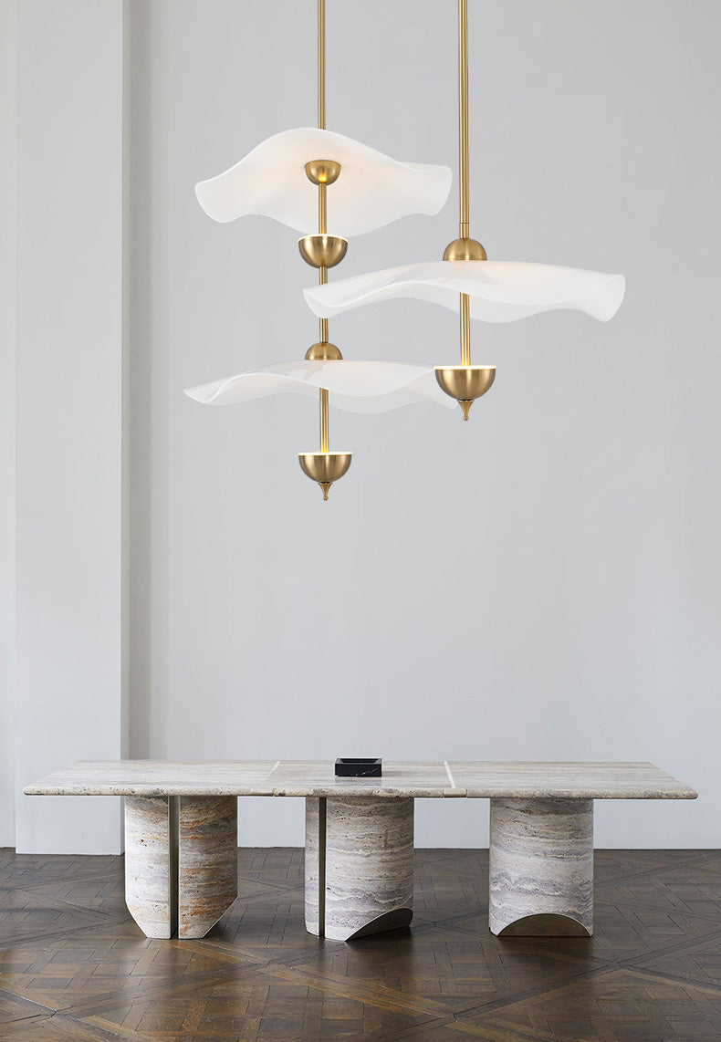 Double Biscuit Suspension Pendant Light