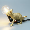 Decorative Bare Bulb Table Light Resin 1-Light Bedroom Night Lamp with Mouse Base