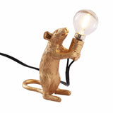 Kids Style Mouse Shaped Table Lamp Resin 1-Light Bedside Night Lighting for Decoration