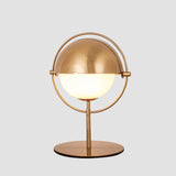 Postmodern Swivelable Globe Table Lamp Opaline Glass 1-Light Bedroom Night Light