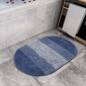 Gradient Rounded Rectangle Line Art Bathroom Mat
