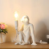 Ape Monkey Resin Night Light Decorative 1 Head Table Lamp with Naked Bulb Design