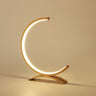 C Shaped Aluminum Night Lamp Minimalist Style LED Table Light with Dimmer Switch