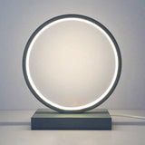 Circular Night Table Lamp Simple Style Acrylic LED Night Light for Bedroom Decor