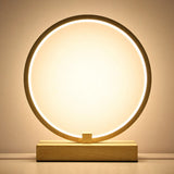 Circular Night Table Lamp Simple Style Acrylic LED Night Light for Bedroom Decor