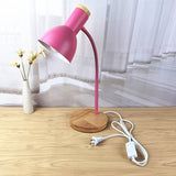 Flexible Gooseneck Metal Reading Lamp Nordic Style Single Night Table Light with Bell Shade