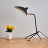 Duckbill Shade Standing Lamp Nordic Style Metal 1 Head Study Room Rotatable Table Lamp in Black/White