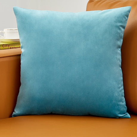 26colors Pillow Cover Velvet Cushion Cover For Living Room Sofa 45*45 Kussenhoes Blue Home Decorative Mia & Stitch