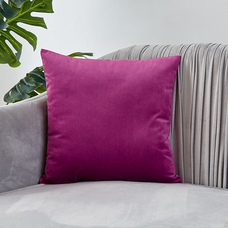 26colors Pillow Cover Velvet Cushion Cover For Living Room Sofa 45*45 Kussenhoes Blue Home Decorative Mia & Stitch