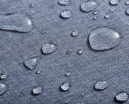 Gray Blue Linen Shower Curtain
