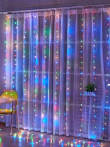 200 Led 2 x 2M Curtain String Light 1pc - Novelty Lighting