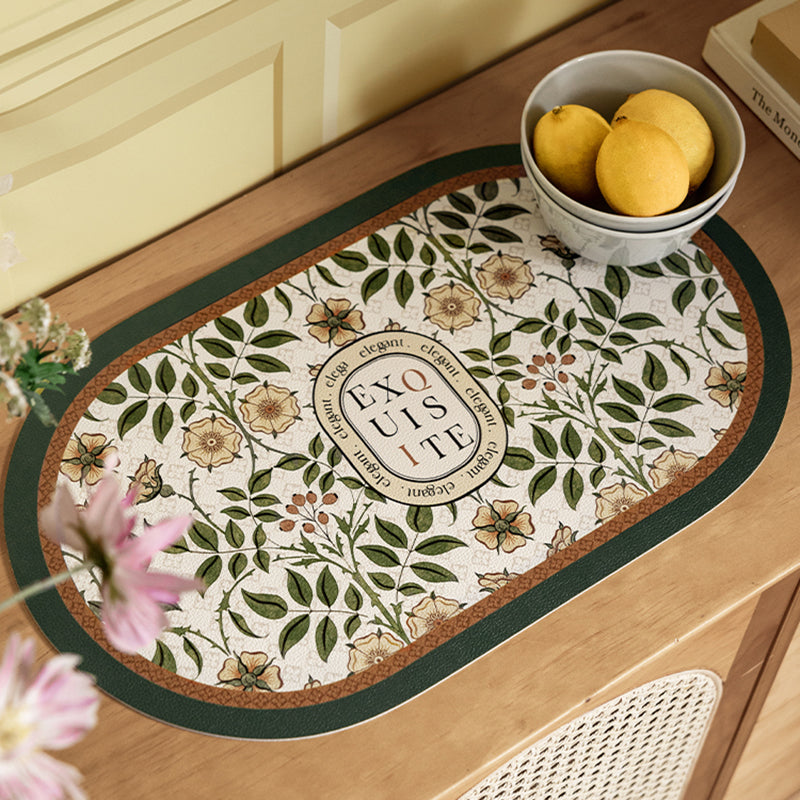 [Two pieces] American leather placemats waterproof and wash-free oil bowl pads insulation pads table mats Western table mats dish pads Nordic				 							        							The face value is very good, and the function is better than the face value