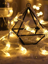 Ramadan String Light with 20pcs Moon Shaped Bulb 1pc - Novelty Lighting