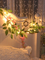 Artificial Flower String Light with 20pcs Bulb 1pc - Novelty Lighting