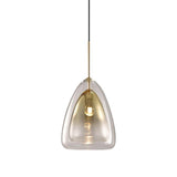 Futuristische Glass Pendant Light