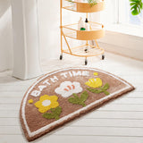 Three Little Flower Bath Mat