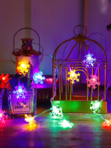 Christmas String Light with 20pcs Snowflake Shaped Bulb 1pc - Novelty Lighting