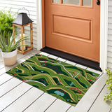 Green Filed and Animal PVC Entrance Mat