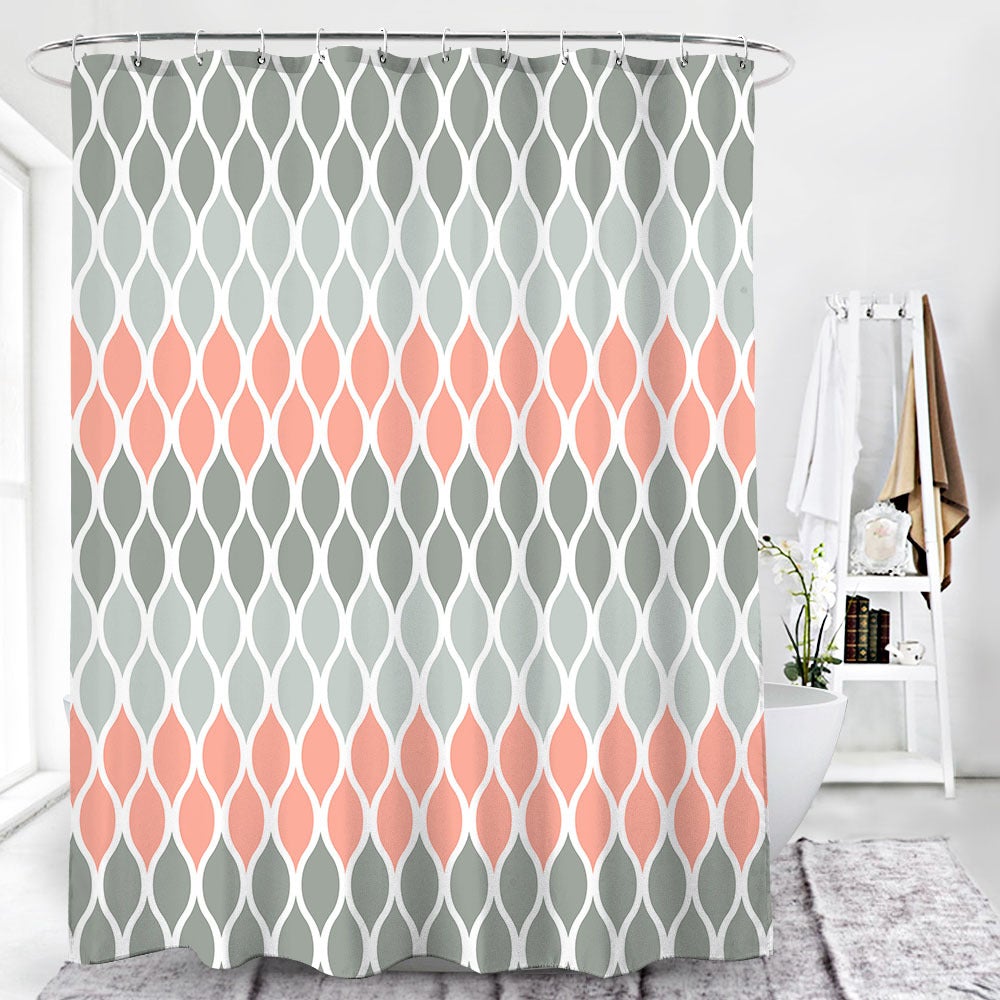 Pink Bohemia Pattern Shower Curtain