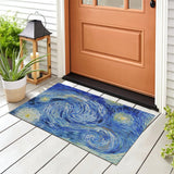 Van Gogh Starry Night PVC Entrance Mat