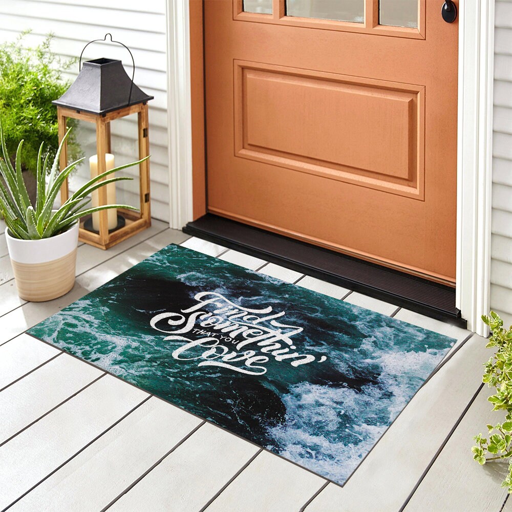 Blue Wave Quotation PVC Entrance Mat