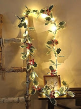 Christmas Red Fruit Decor String Light 1pc - Lighting & Lamp
