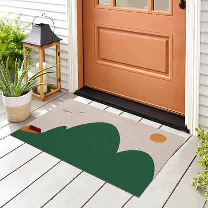 Mountain and Sunset PVC Entrance Mat