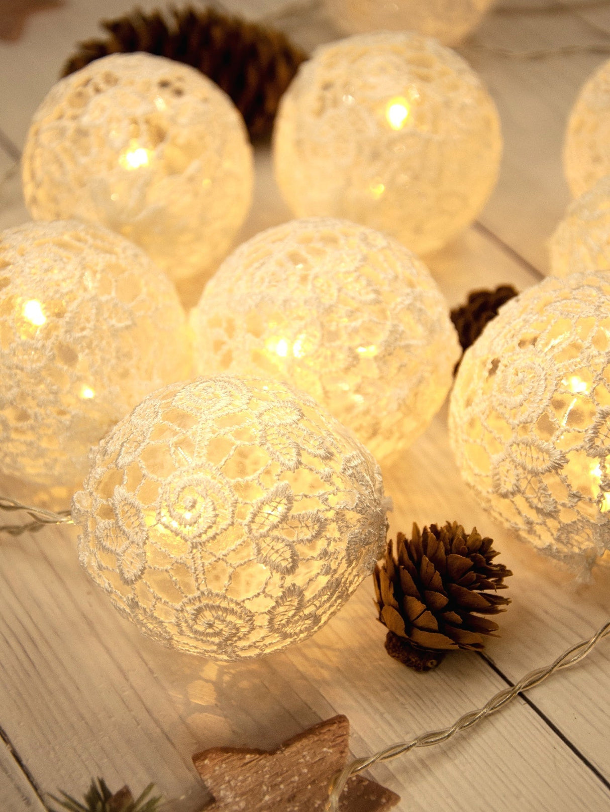 Christmas String Light with Ball Shaped Bulb 1pc - Lighting & Lamp