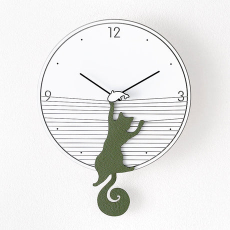 Swing Cat Clock