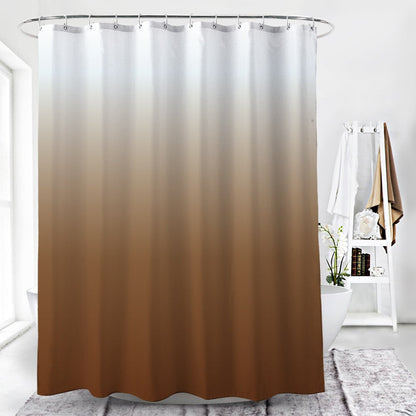 Brownness Gradient Shower Curtain