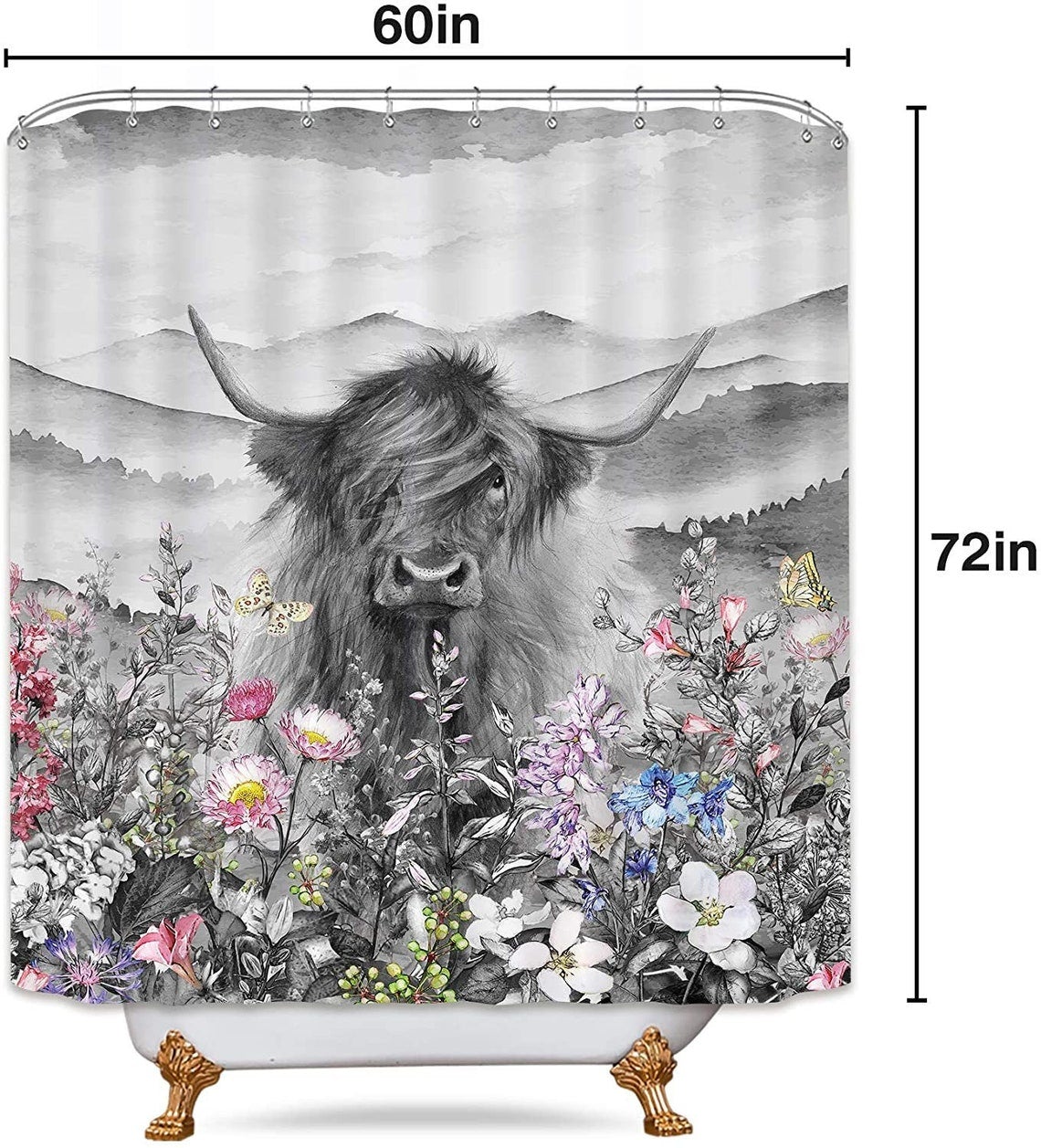 Yak Shower Curtain