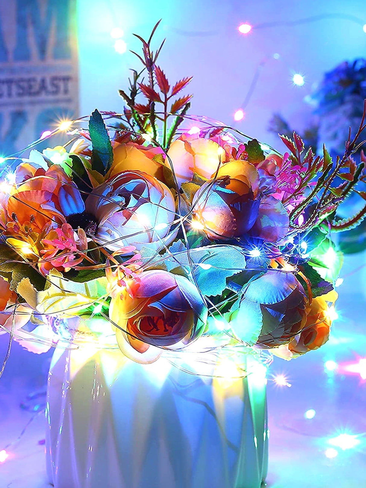 Copper String Light with 30pcs Bulb 1pc - Novelty Lighting