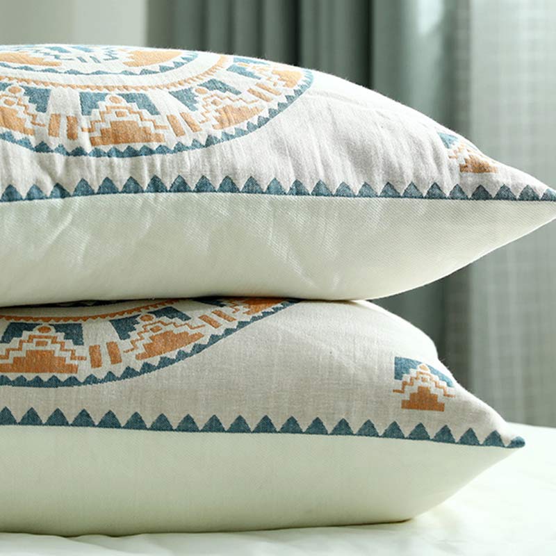 Bohemian Button Closure Pillowcases Pillow Shams (2PCS)