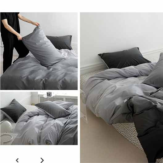 100% Cotton Sueding Gradient Print Duvet Cover Bedding Set