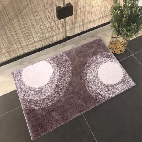 Gradient Semicircle Bathroom Mat