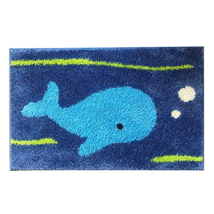 Cute Whale Bathroom Mat