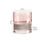 Nordic light luxury wind diamond crystal glass high-value drinking water cup whisky glass juice cup