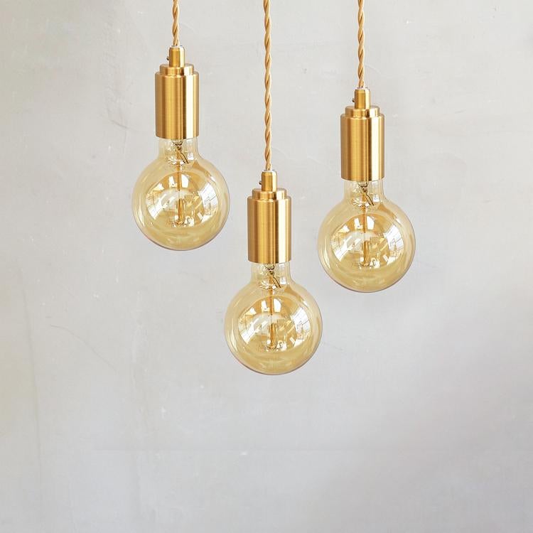 Mono Brass Gold Pendant Light