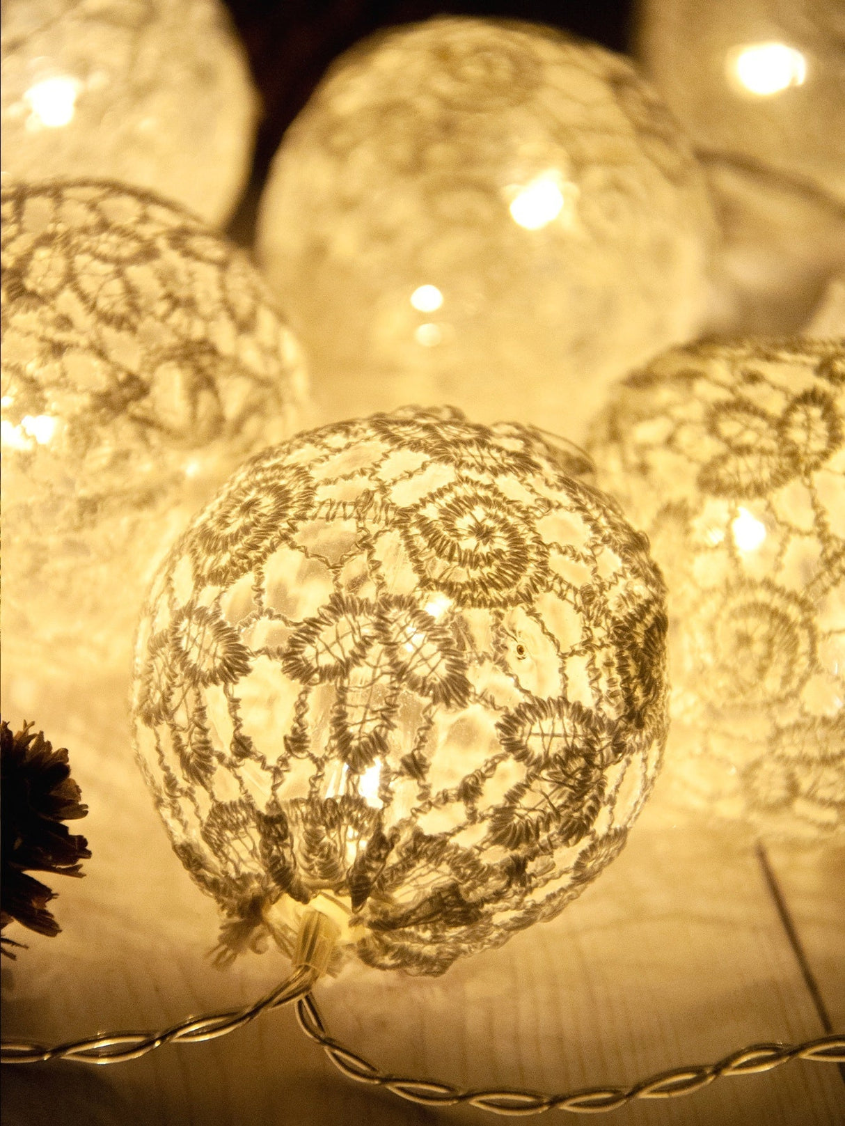 Christmas String Light with Ball Shaped Bulb 1pc - Lighting & Lamp