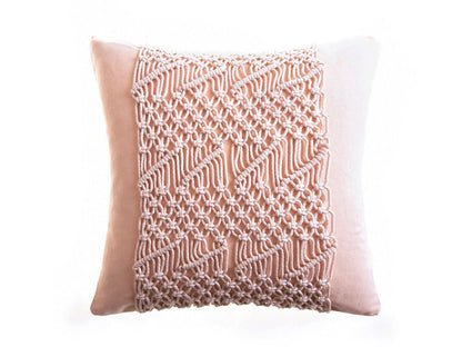 Macrame Tassels Throw Pillow Cover, Simple Style