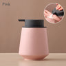 Ceramic Soap Dispenser, Emulsion bottle Pump Bathroom Bottle, Simple Design, Refillable Reusable Lotion Pump for Bathroom Kitchen, 400ml/13.52oz