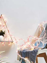 Bulb Artificial Leaf Decor String Light 20pcs - Novelty Lighting