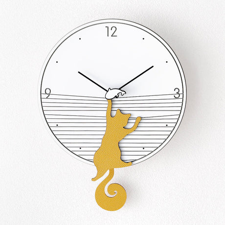 Swing Cat Clock
