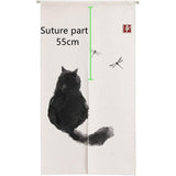 Feblilac Cat Doorway Curtain