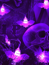 Halloween String Light with 10pcs Bat Shaped Bulb 1pc - Lighting & Lamp