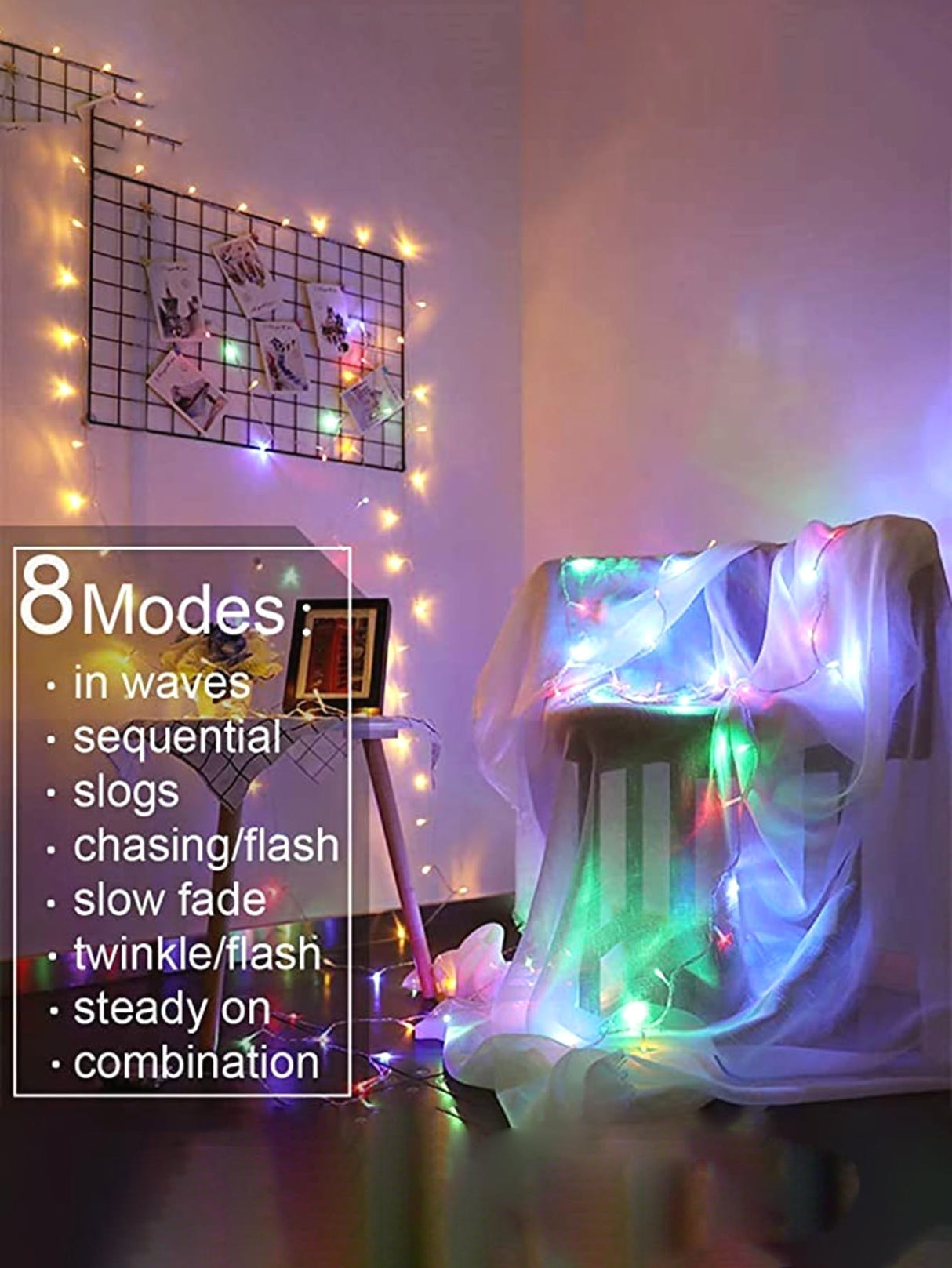 10m String Light with 100pcs Bulb 1pc - Novelty Lighting