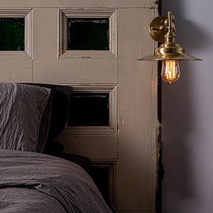 Brass Gooseneck Wall Light