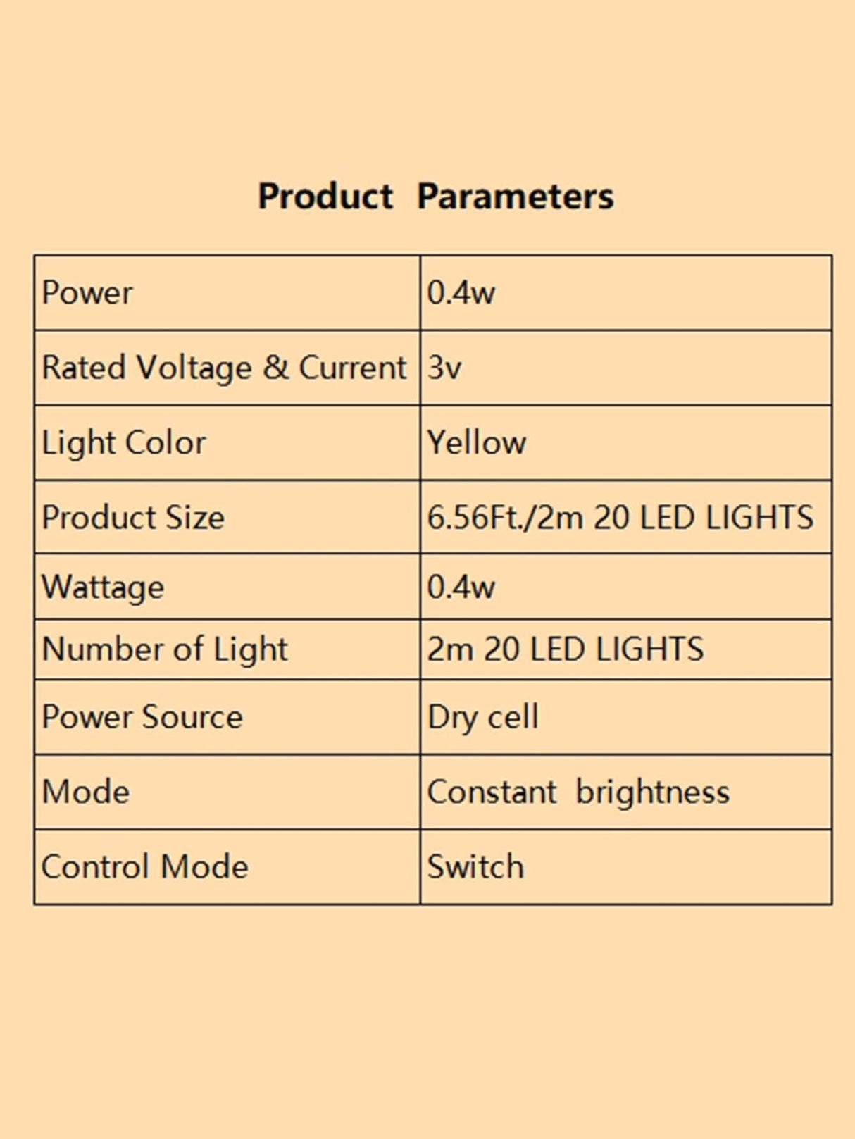 20 Led 2M Bee String Light - Novelty Lighting